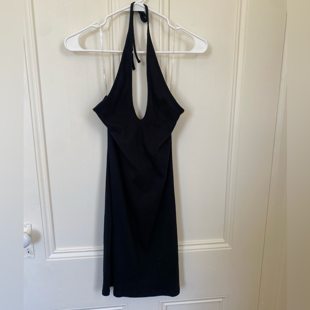 Black Halter Dress